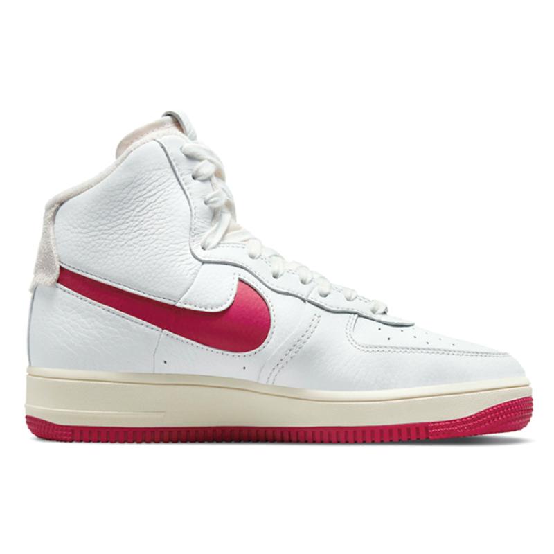 Nike Air Force 1 High Sculpt Summit White Gym Red Women's Sneakers DC3590-100