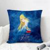 Anime Galaxy Express  Cushion Cover Natural Linen Pillowcase Set AllinOne Decor for Sofa Bedroom  Chair