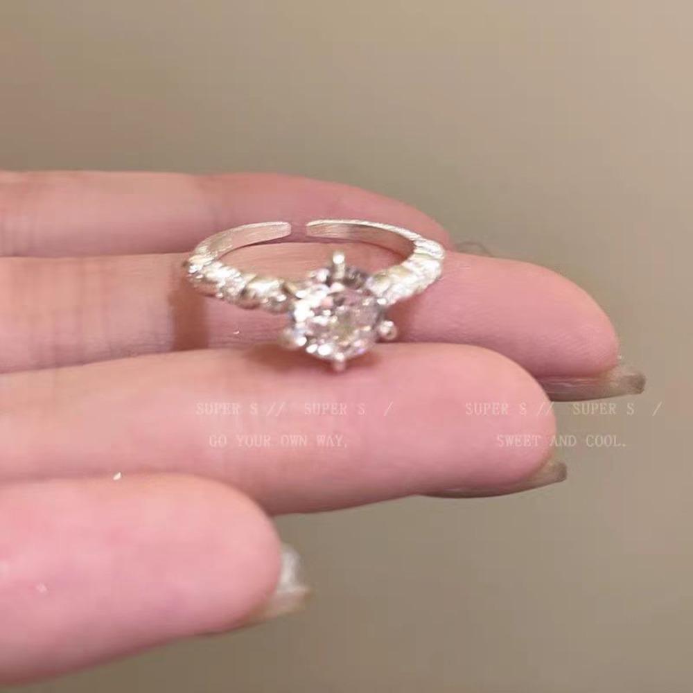 Popular Women's Ring Gold Brushed Double-layer Cross Star Ring Women's Niche Design Exquisite Retro Index Finger Ring 2026 New Explosion