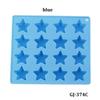 1Pcs 16 Lattice Star Lce Cream Lattice Five Pointed Star Silicone Ice Cream Mold Ice Cubes Home DIY Baking Mold