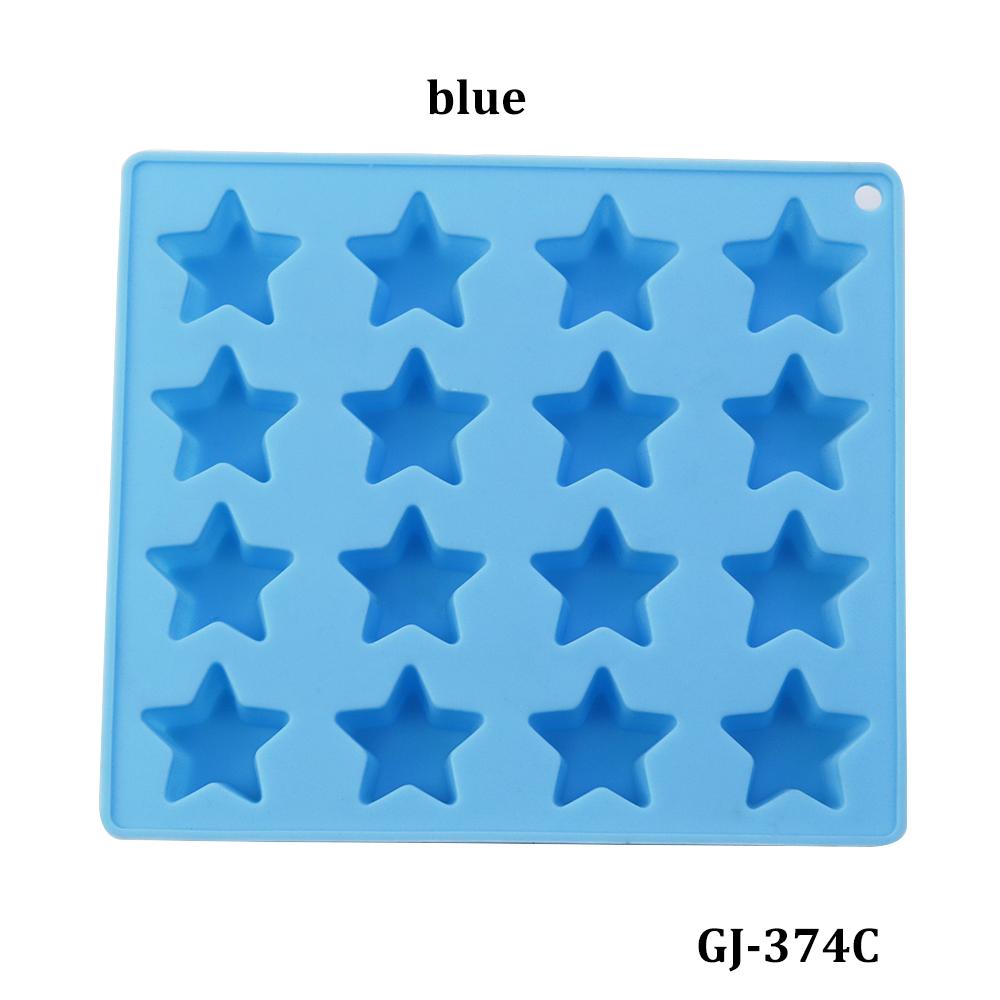 

1 шт. 16 решетчатых звездочек для крема Lce Cream, решетчатая пятиконечная звезда, силиконовая форма для мороженого, кубики льда, домашняя форма для выпечки своими руками