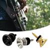 10Pcs Guitar Strap Locks Buttons with Mounting Screws and Washers Metal Guitar Strap Buttons Lock Security Straplocks