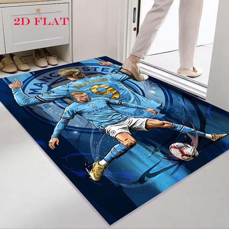 Haaland poster Carpet Rug for Living Room Bedroom Home Sofa Decoration,Kids play Nonslip Floor Mat