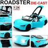 1/24 skala Roadster odlany model samochodu zabawka, wycofać pojazd zabawkowy z dźwiękiem i światłem dla dzieci maluch chłopcy dziewczęta kolekcja prezentów