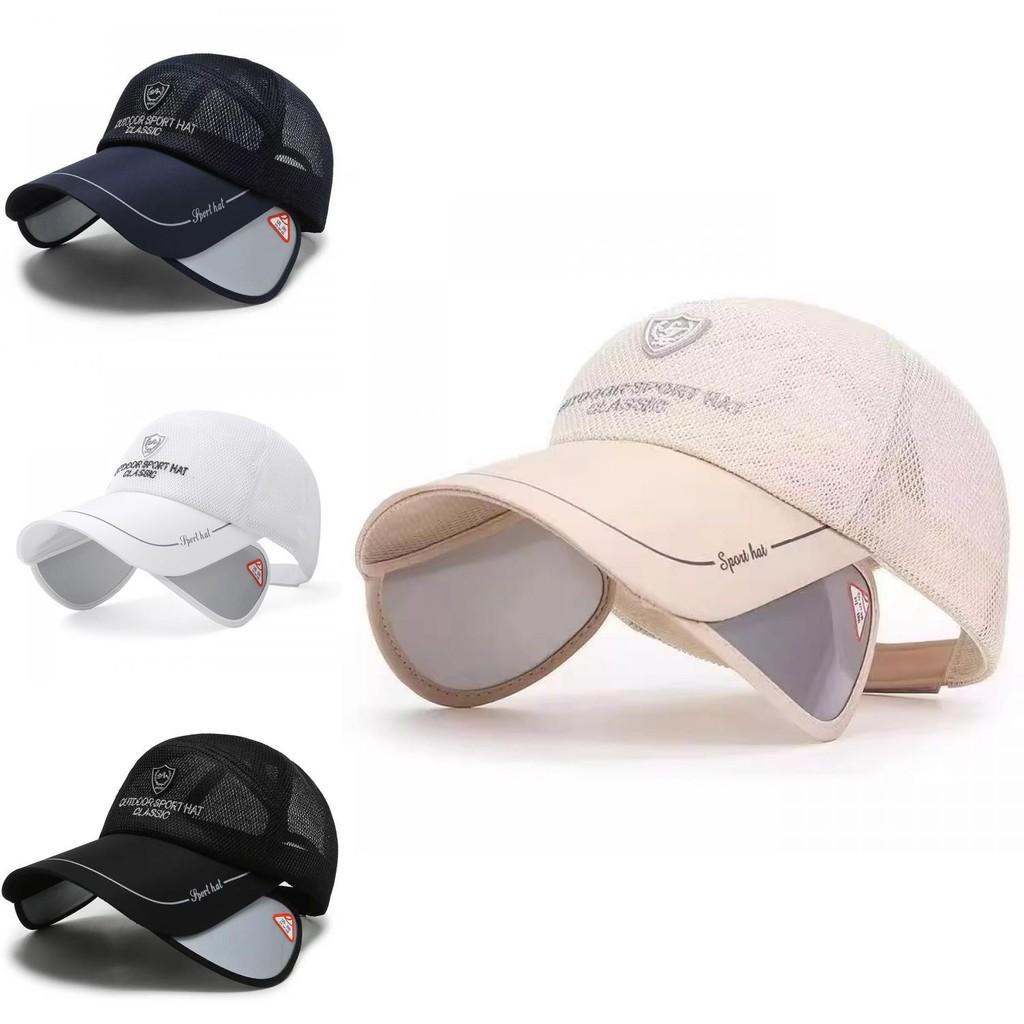 Duck Cap Letters Outdoor Visor Breathable Fishing For Men Summer Protection Sun