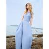Sancai Women's 2025 Summer Minimalist Sleeveless Long Dress