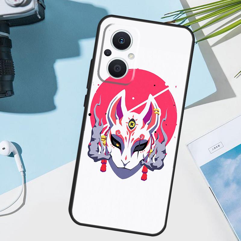 Japanese Style Fox Cover For OPPO Reno 14 F 13 12 11 10 Pro 11F 12F 13F 7 8 Lite OPPO Find X9 X8 X6 X5 Pro Case
