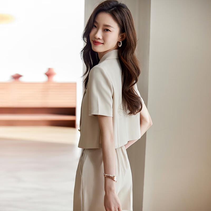Women's Summer Short Sleeve Professional Suit Set