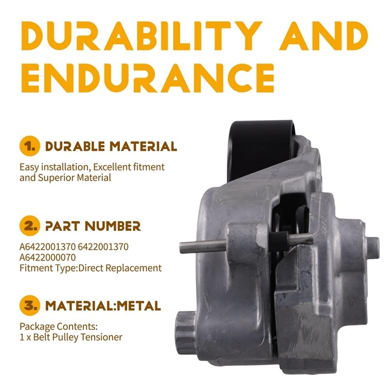 New_Car Belt Pulley Tensioner for Mercedes Benz CLE CLK E ML R Sprinter