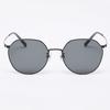Aloeyewear [Air Titanium] AL2501 0909M Air Titanium Panto Black Sunglasses
