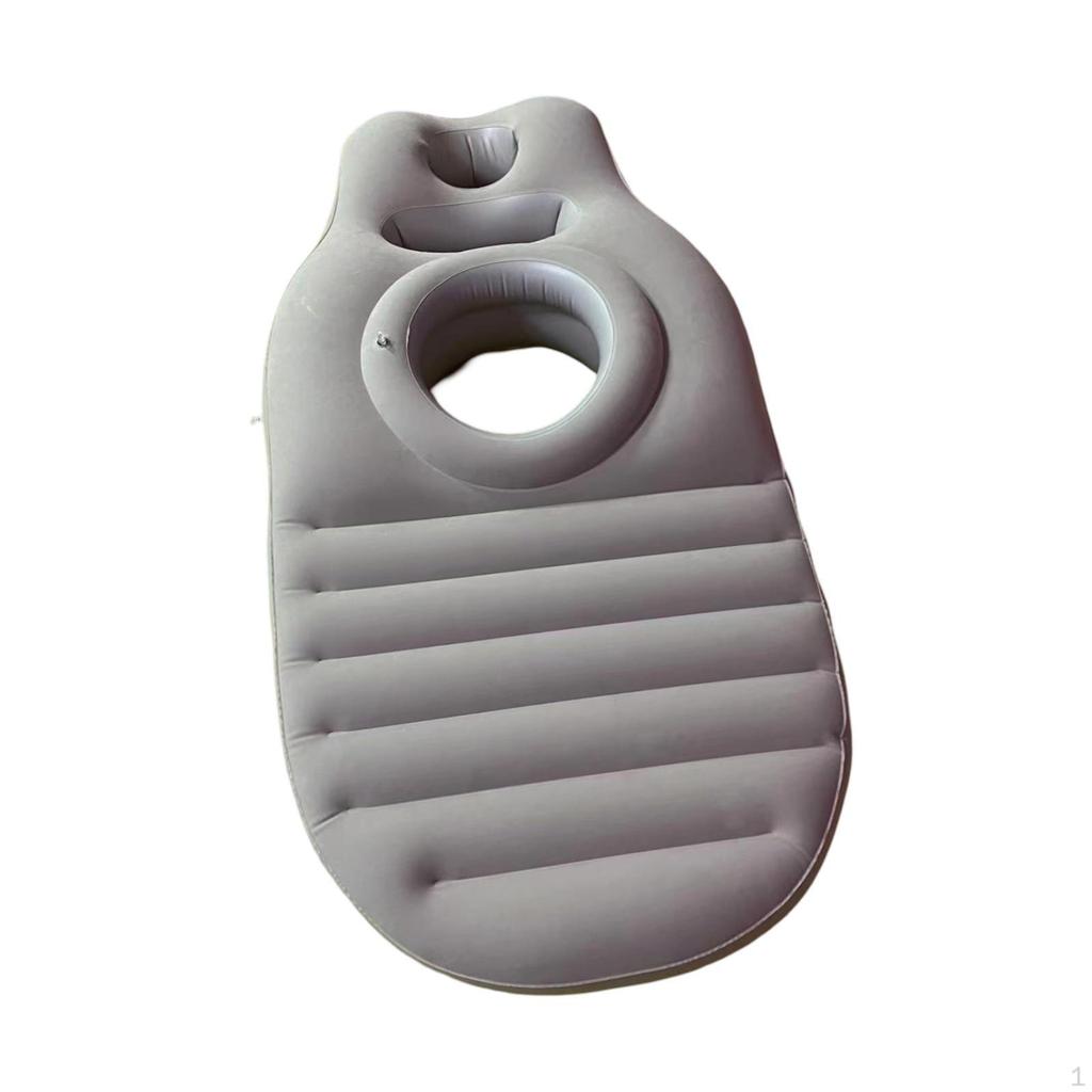 Inflatable Pregnancy Pillow Convenient Gift with Belly Hole Maternity Pink