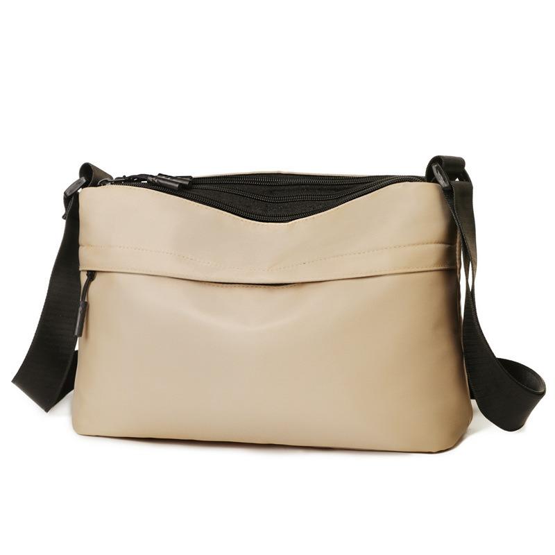 Men's Messenger Bag Simple and Fashionable Shoulder Bag Large Capacity Anti-splashing Leisure Sports Travel Small Square Bag
