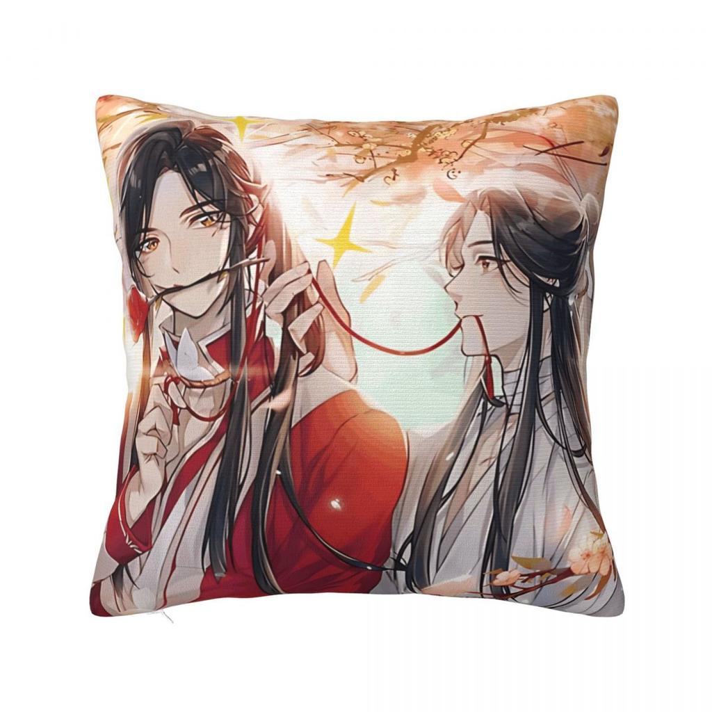 Heaven Officials Blessing Tgcf Pillow Cover Tgcf Vintage Pillow Case For Sofa Home Cushion Cover Soft Graphic Pillowcases Gift