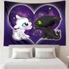 Dragon's Glimmering Fish Tapestry Hanging for Bedroom,Livingroom, Playroom,Decor Art Room Wall Tapestry Holiday and Birthday Gifts
