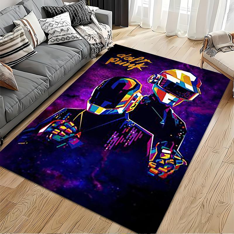 Trendy Vintage Mirror Portrait Aesthetic Area Rug, Non-Slip Washable Throw Carpet for Living Room Bedroom Entryway Home - Modern Print