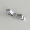 Geegee Glossy Leather Hair Pin - Silver
