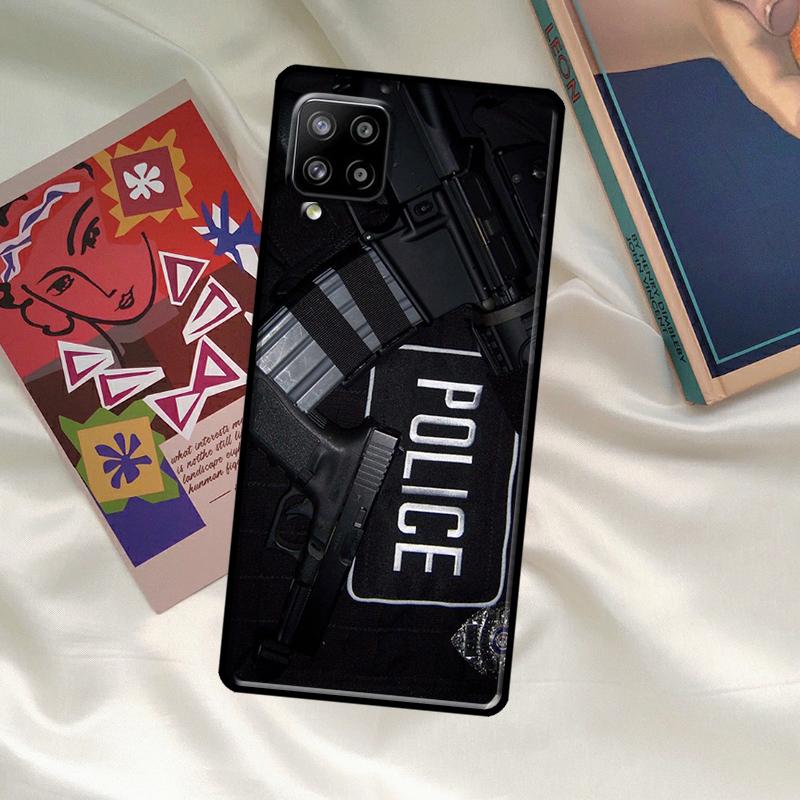 Police Case For Samsung Galaxy A56 A36 A06 A13 A53 A32 A12 A22 A52 A35 A26 A16 A55 A15 A54 A34 A14