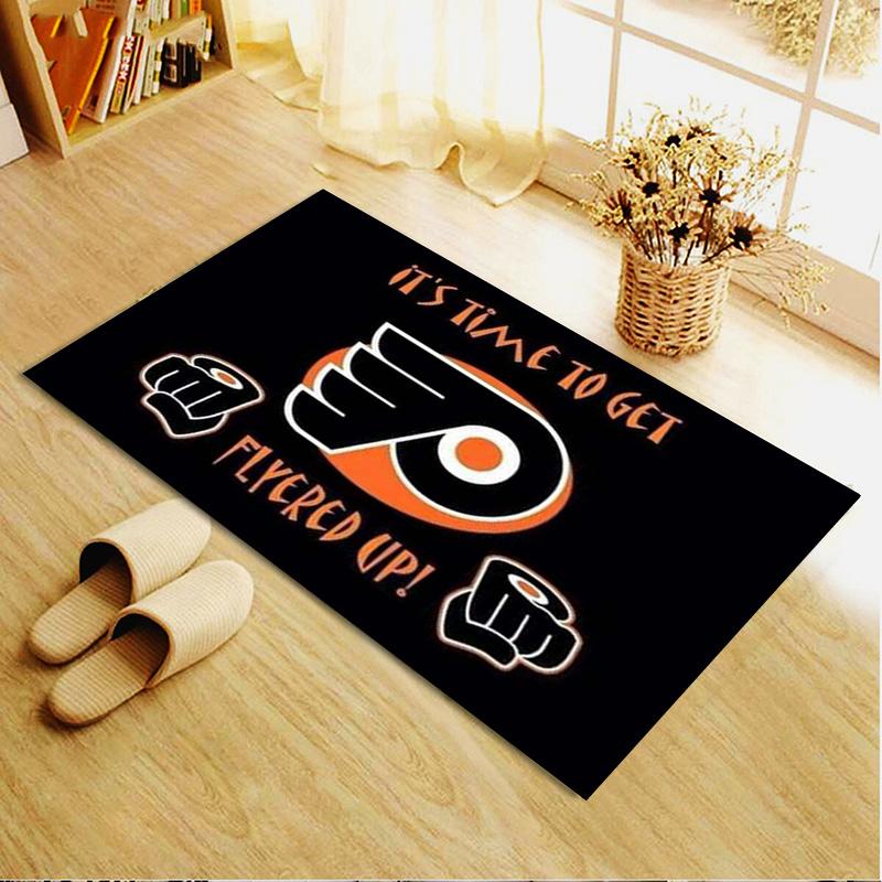 Philadelphia Flyers Art Carpet Rug for Living Room Bedroom Home Sofa Decoration,Kids Play Non-slip Floor Mat