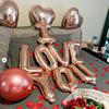 33pcs Valentine's Day balloon set, 16-inch I love you letter balloon, Valentine's Day party decoration, anniversary