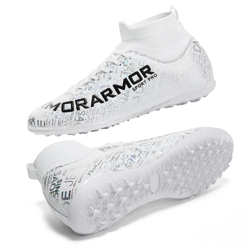 Football shoes men's and women's tf broken nails ag nails students children's high-top primary and secondary school sports training sports shoes
