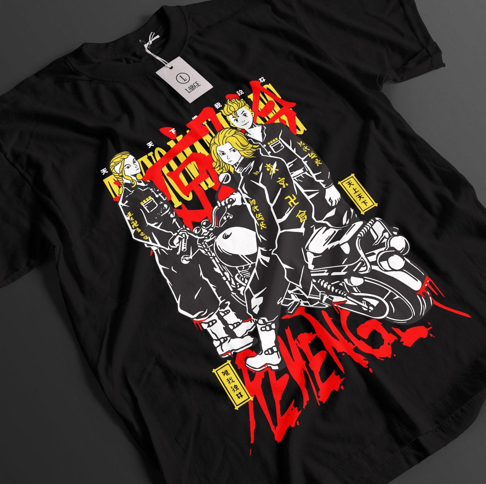 

Tokyo Revengers Shirt Manjiro Sano Tshirt Mikey Tee Draken T-Shirt Mens Womens Tees Top Takemichi Top 4XL