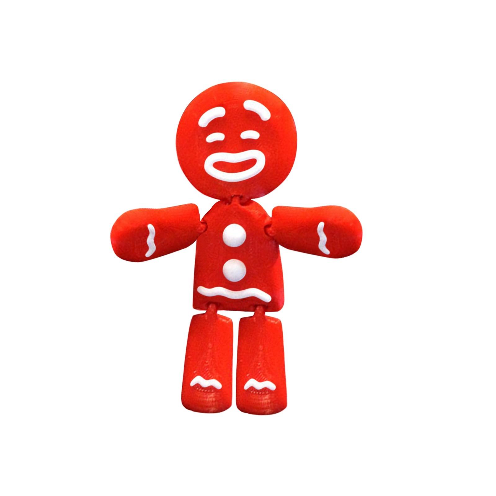 

3D-печатная шарнирная творческая игрушка, декоративная модель для взрослых и детей One Size красный