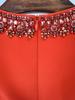 High Street Fashion Spring 2026 Rhinestone Mesh Beaded Vest Dress