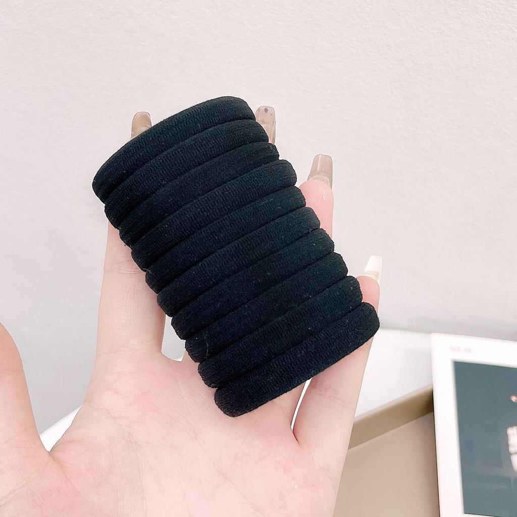 10Pcs/bag High Elasticity Seamless Towel Hair Loop Scrunchies for Women Elasticity Hair Loops Fashion Hair Accessories