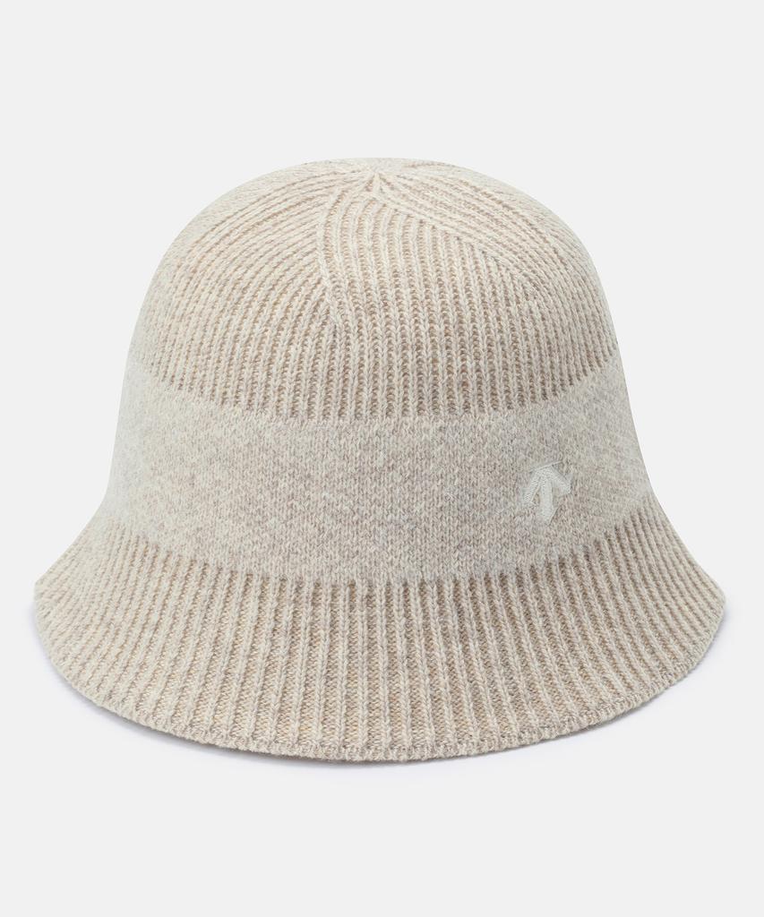 DESCENTE Women'S Knit Bucket Hat Beige Sq422Ucpo1
