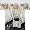 Kids Girl Butterfly Bow Sequin Mini Shoulder Bag With Breathable Pu Material For Daily Use