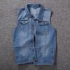 Denim Weste Herren Blaue Jeans Ärmellose Jacke 8XL Herbst Schlank Hip Hop Cowboy Herren Weste Große Größe Hommes Jeans Jacke