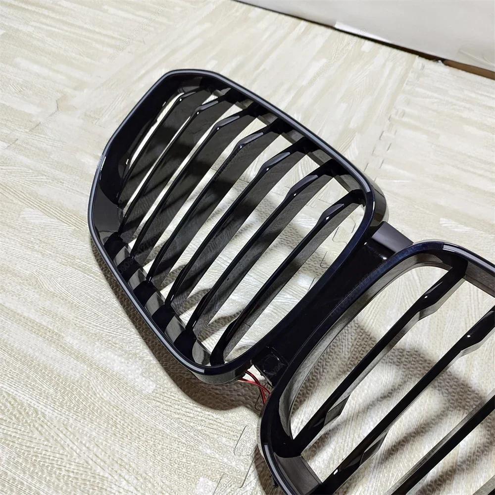 Front Kidney Grill Grille Racing Grills Grille With LED Lights For BMW X5 G05 M50i M50d xDrive30d 40i 40d 45e Pre-LCI 2018-2025