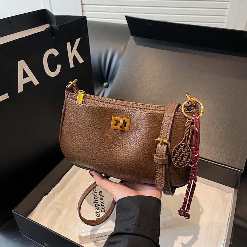 Small Square Bag Women's New Fashion Casual Versatile One-shoulder Crossbody Bag Commuter Bag