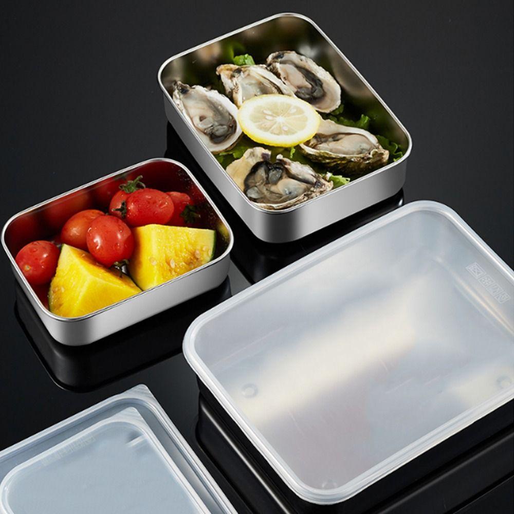 Thickened Preservation Box Sealed Refrigerator Organizer Container Food Container  Office