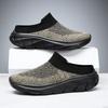 Chinelos Masculinos Novos de Verão Respiráveis para Casa e Interior Chinelos Masculinos com Solado Grosso Slides Calçados de Caminhada da Moda Masculinos chanclas de hombre