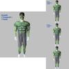 The Avengers Hulk Muscle Mask Costume Ideal For Adult Cosplay And Fantasy Events