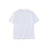 Anta Logo Pattern Round Neck Pullover Loose Short Sleeve T-Shirt Unisex Tops White 972328113-1