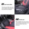 Car Front Seat Covers With Mesh 3MM Car Products Seat Cover Exterior Parts Side Red Bird's Eye Cloth