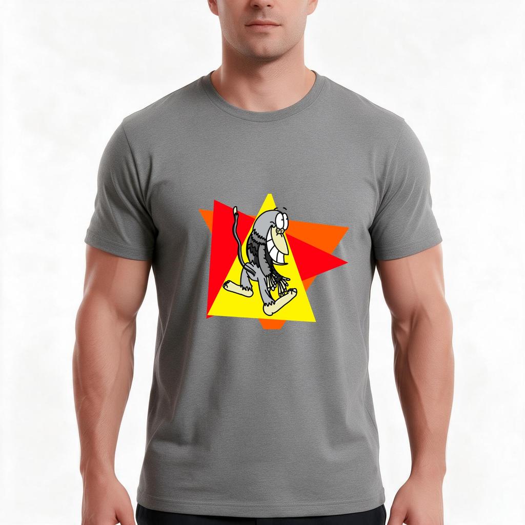Mr Baboon Tshirt Summer Casual Cotton Tee Oversized Streetwear Tops Vintage Graphic Print Loose Fit Short Sleeve