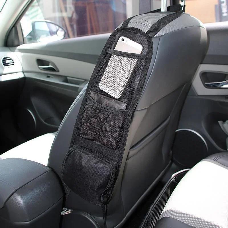 New Car Vehicle Seat Side Pocket Pouch Organizer Storage Bag Bottle Holder Car Stowing Tidying Interior Accessories