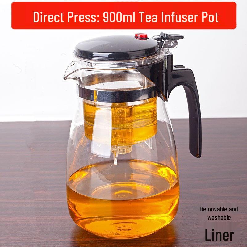ZISIZ Kerry Heat-Resistant Glass French Press Tea Maker