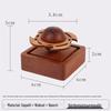 Solid Wood Aroma Diffuser & Essential Oil Car Scent Base