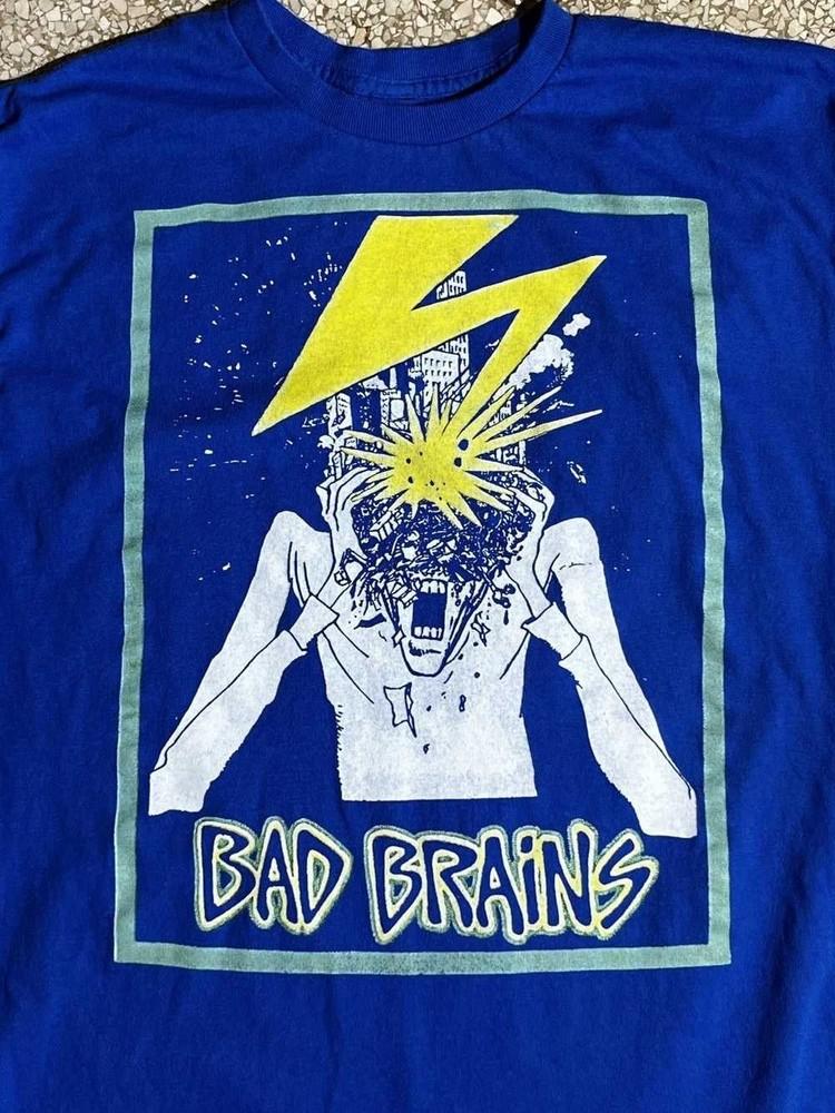 Bad Brains Band Blue Cotton Unisex T-shirt All Sizes Unisex T-Shirt XXXL