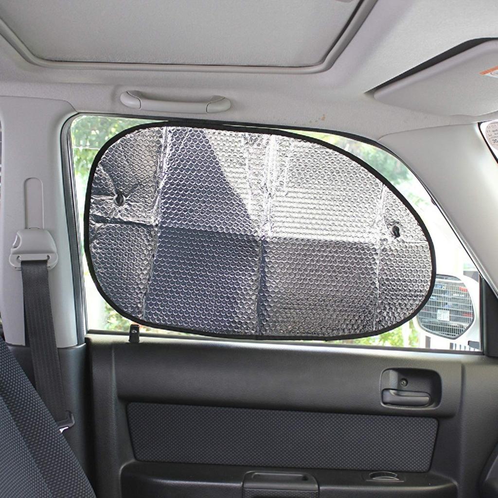 Meltec Car Sunshade Assist Shade for Driver and Passenger 690 x 400mm PAS-20 Windows, (1 Panel)