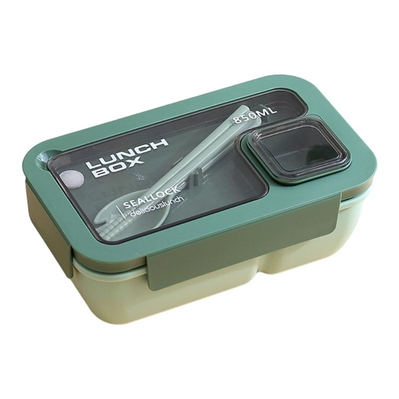 Unterteilte Mikrowellengeeignete Lunchbox Auslaufsicher Große Kapazität Kunststoff Lebensmittelaufbewahrungsbehälter Für Mahlzeitenzubereitung