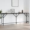 VidaXL Console Table Black 200x29x75 Cm Engineered Wood 837777