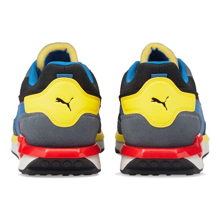 Puma Unisex Retro Sneakers White Blue Red Yellow 382044-13