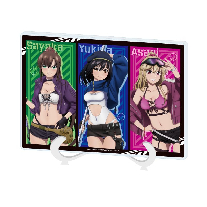 Strike the Blood 01 Групповой Дизайн Военная Версия [Оригинальная Иллюстрация] Акриловая Арт-Доска [Размер A5]