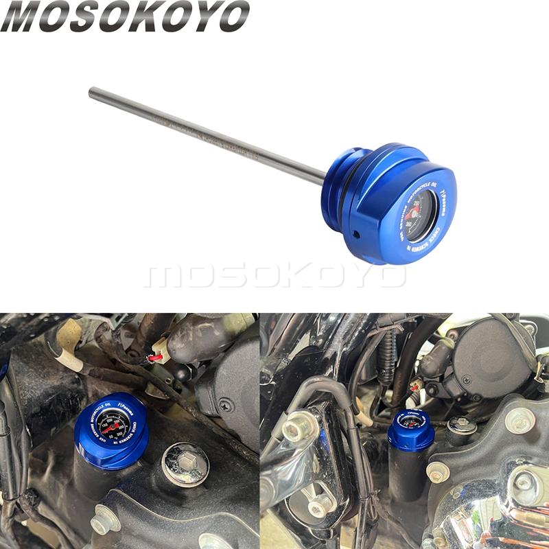 Motorcycle Oil Dipstick Thermometer Temp For Harley CVO Street Glide FLHX FLHXSE Road Glides FLTRXSE 2023-24 Oil Plug Temp Gauge
