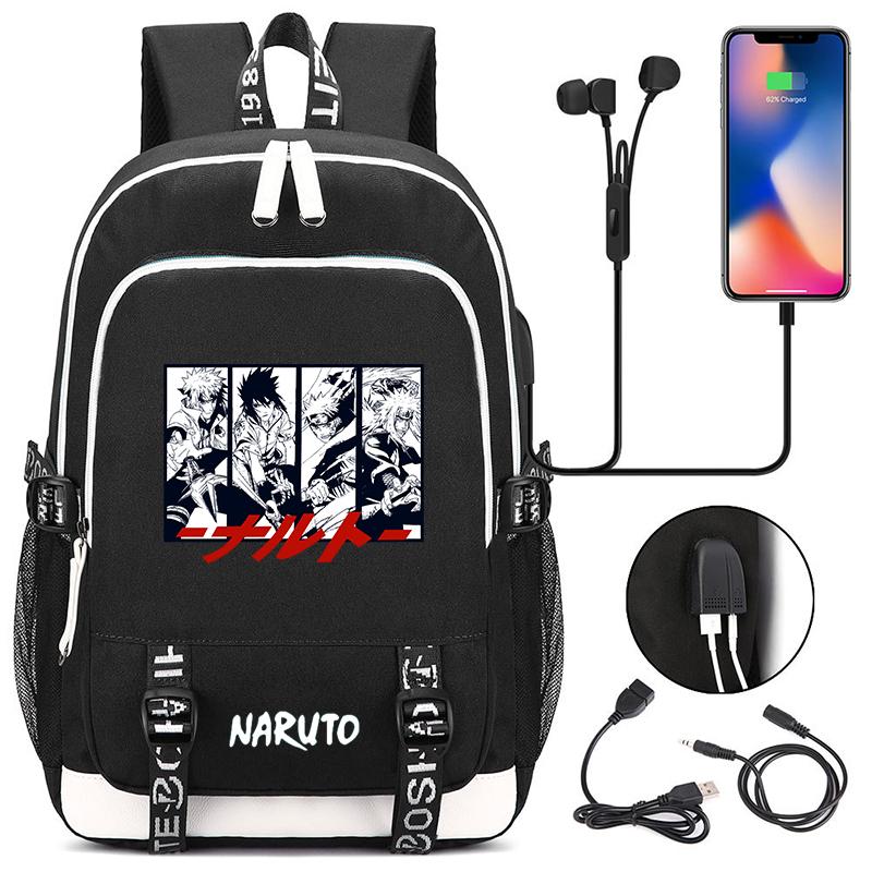Anime Schoolbag Boy Girl Rucksack for Teen Backpack Student Usb Travel Bags Back To School Backpack Men Women Leisure